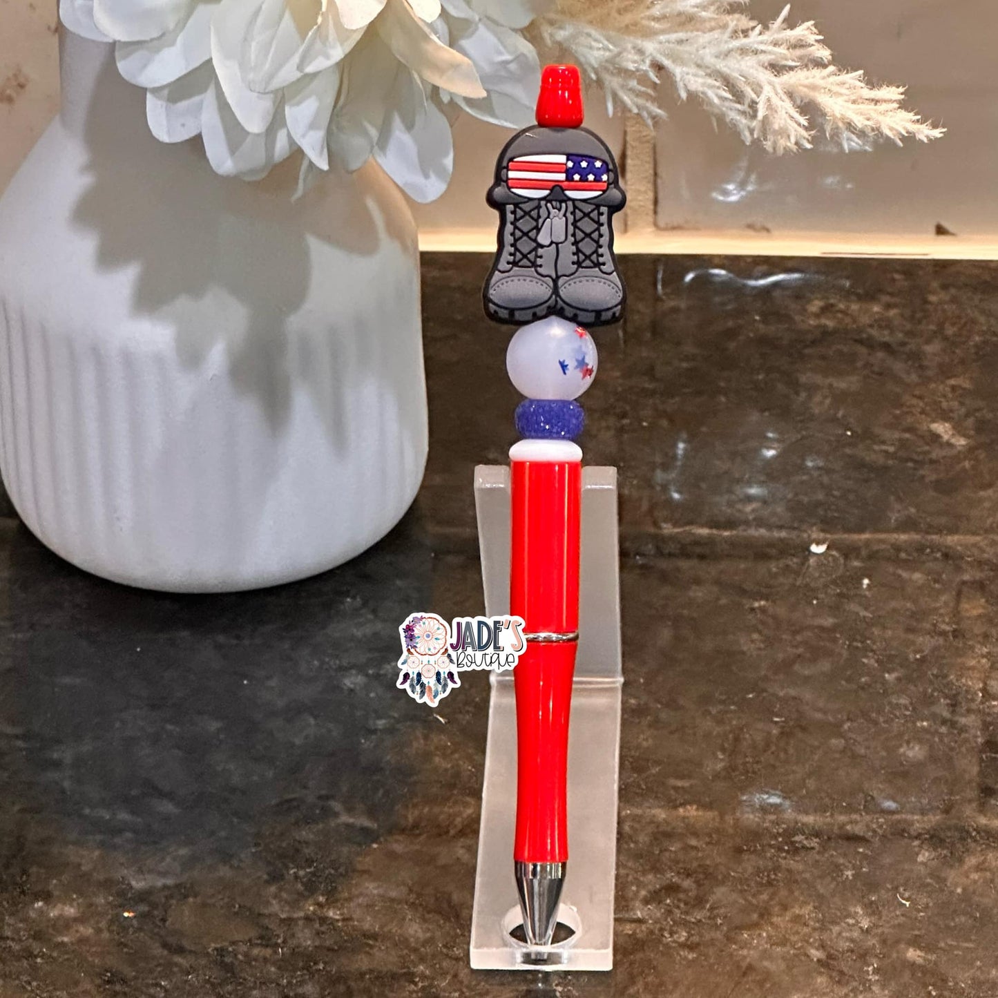 Grey Americana Boots Pen