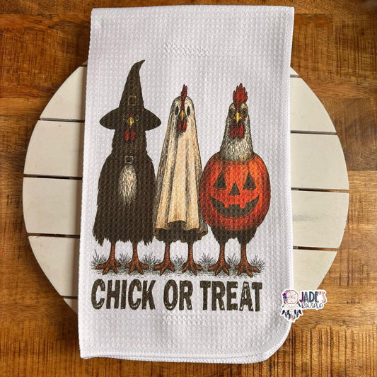 Chick or Treat Tea Towel