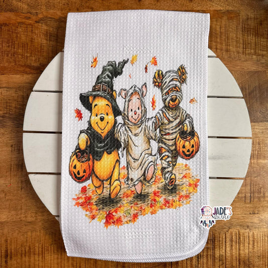 Trick or Treaters Tea Towels