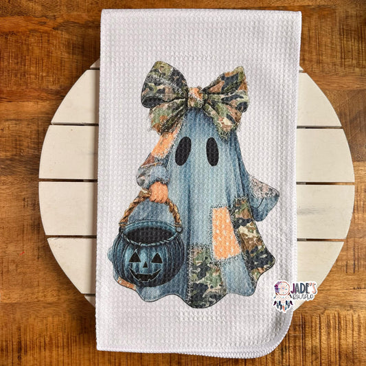 Ghost Camo Patchwork Tea Towel