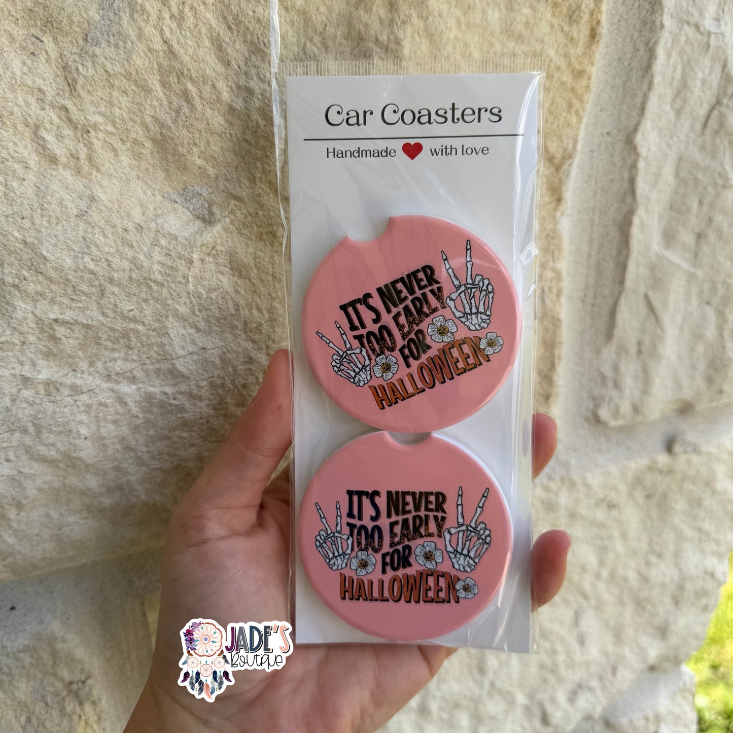 Ceramic Coasters - It's Never Too Early For Halloween