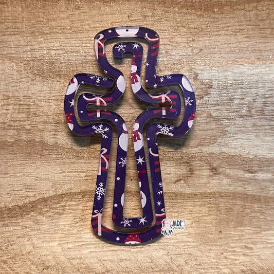 Snowman Jumbo Cross Clip