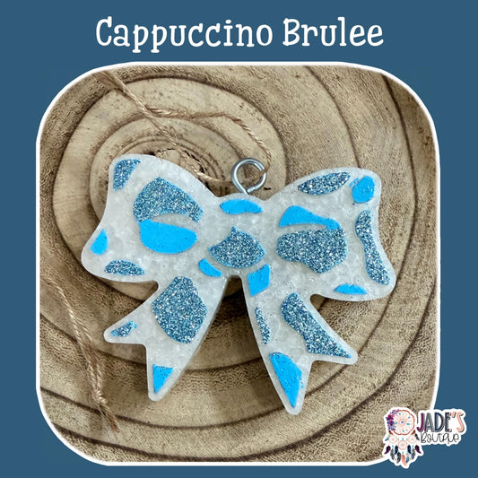 Blue Cow Bow - Scent Cappuccino Brulee