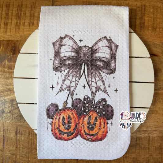 Mouse Bow Tea Towel