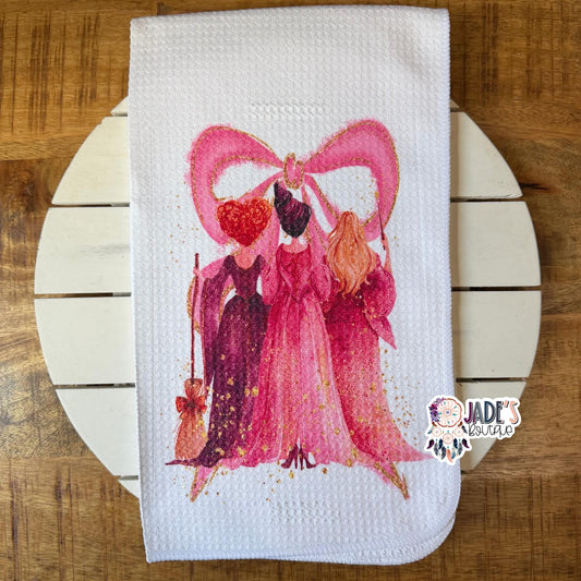 Sisters Bow Tea Towel