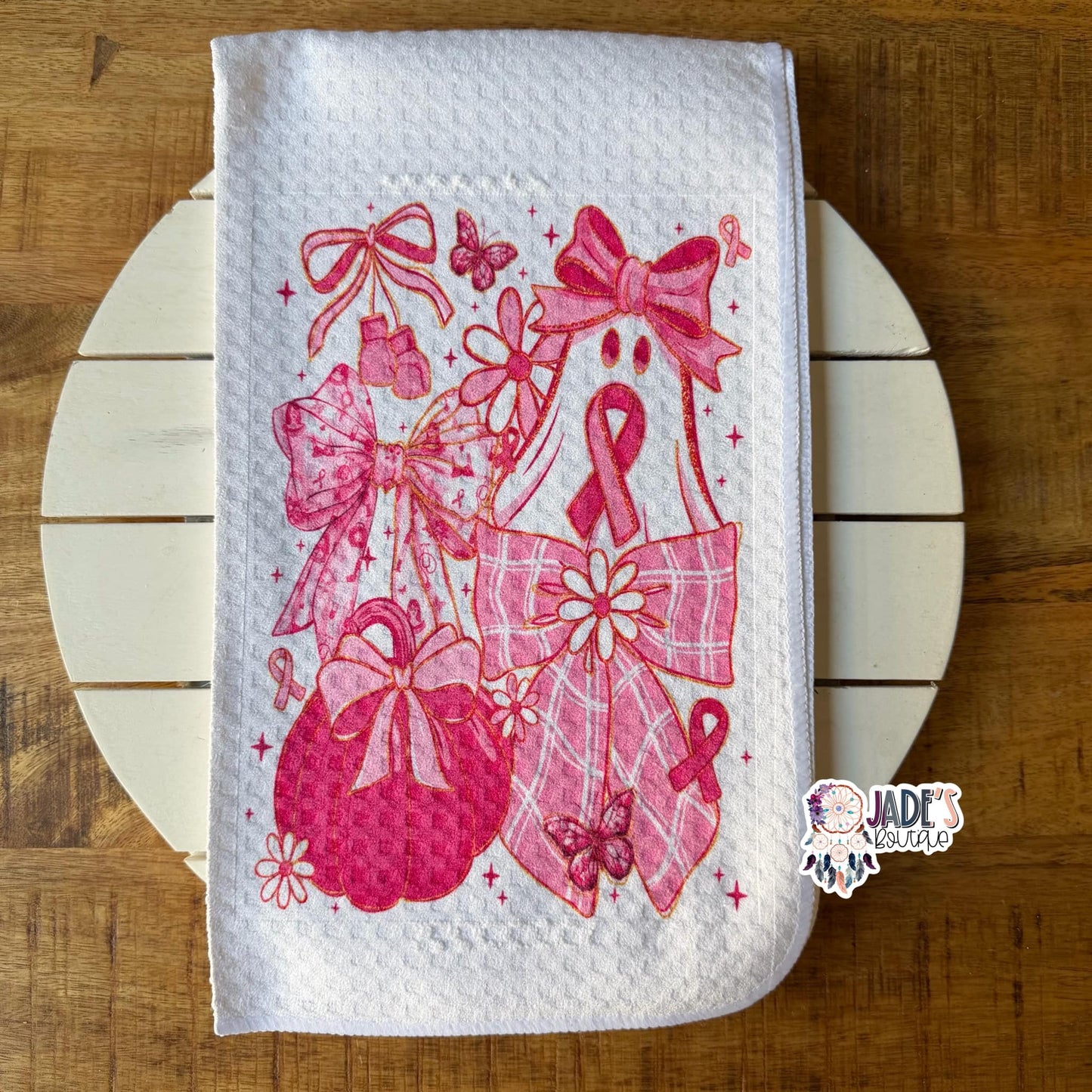 BCA Ribbon Tea Towel