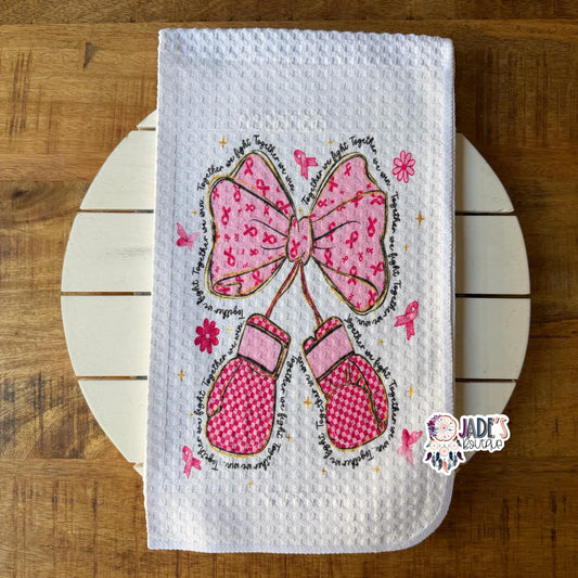 Together We Fight Together We Win Tea Towel