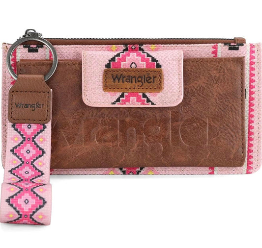 Wrangler Wristlet Wallet - Pink