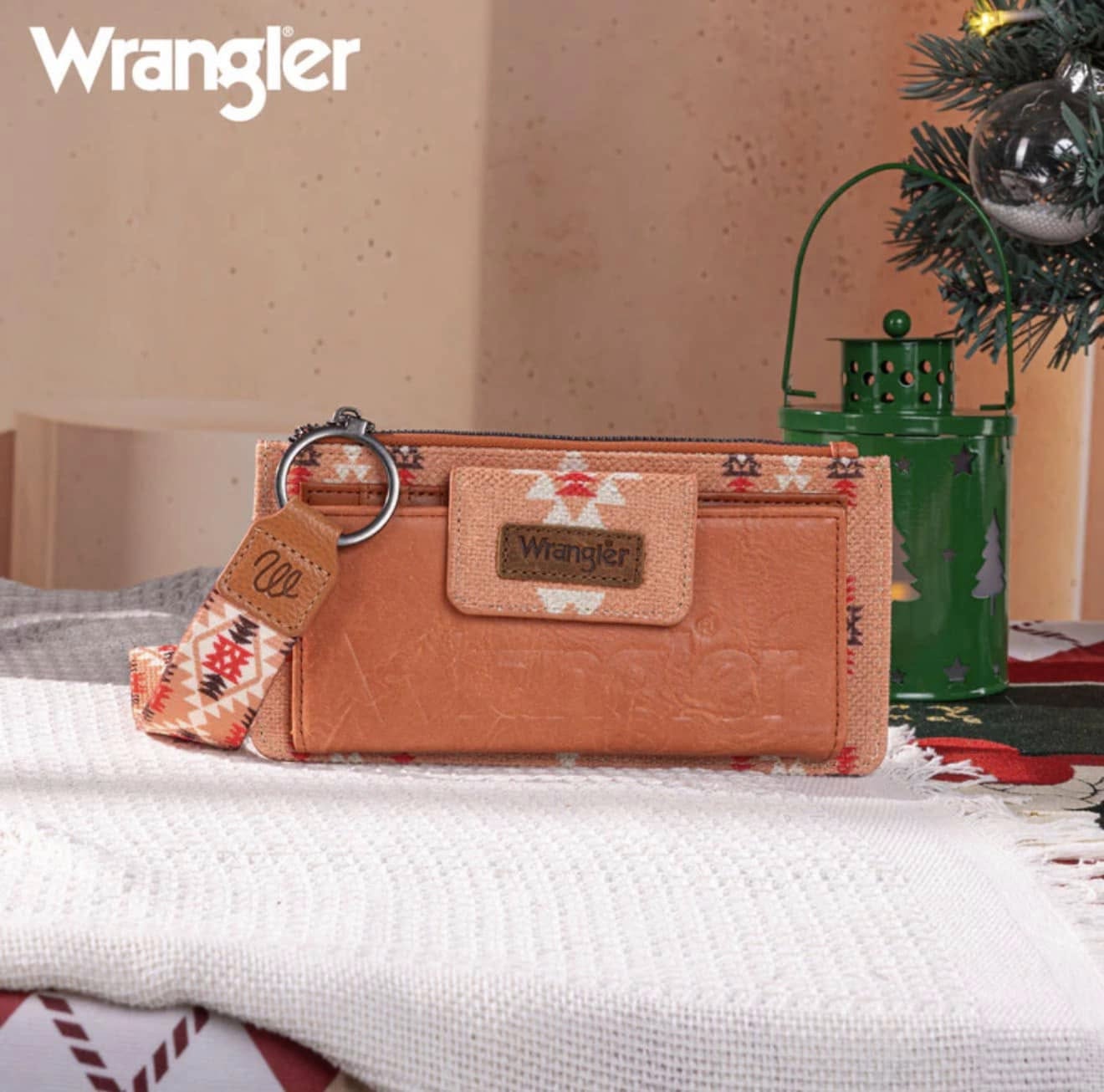 Wrangler Wristlet Wallet - Coral