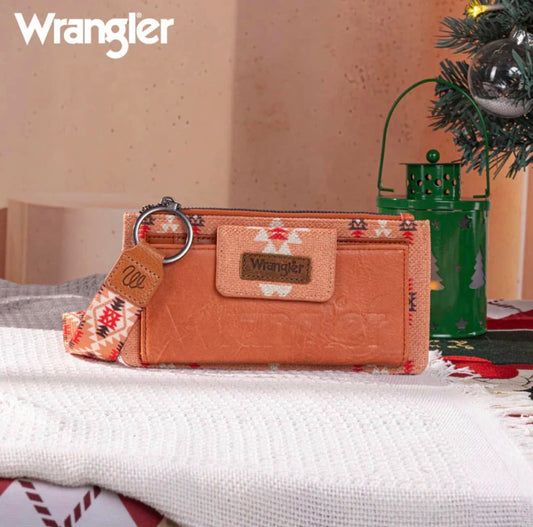 Wrangler Wristlet Wallet - Coral