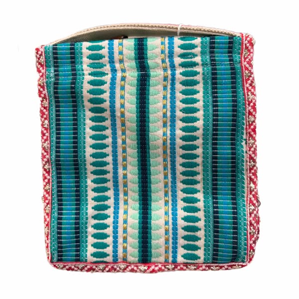 Mary Grace Stripped Cotton Toiletry/Cosmetic Kit