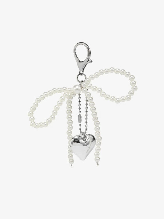 Bow Bag Charms - White