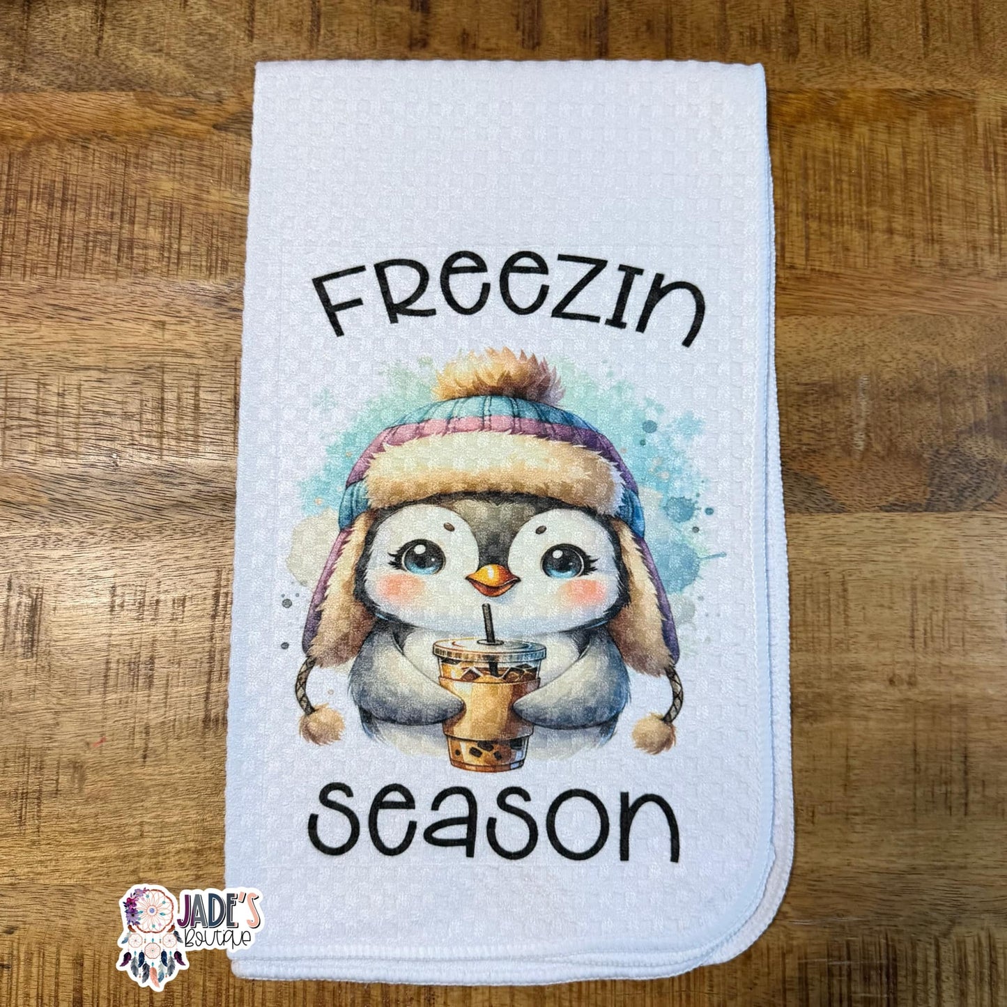 Freezin Season Tea Towel
