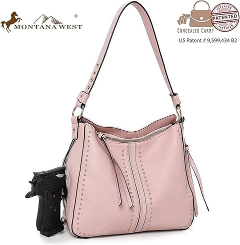Concealed Carry Purses For Women Handgun Tote  Pink