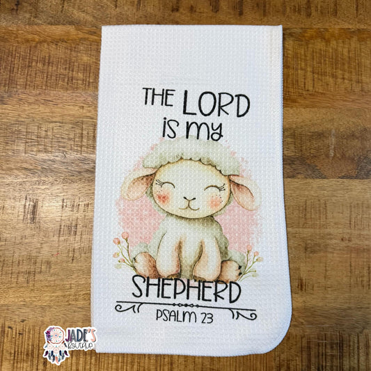 The Lord is my Shepherd Tea Towel