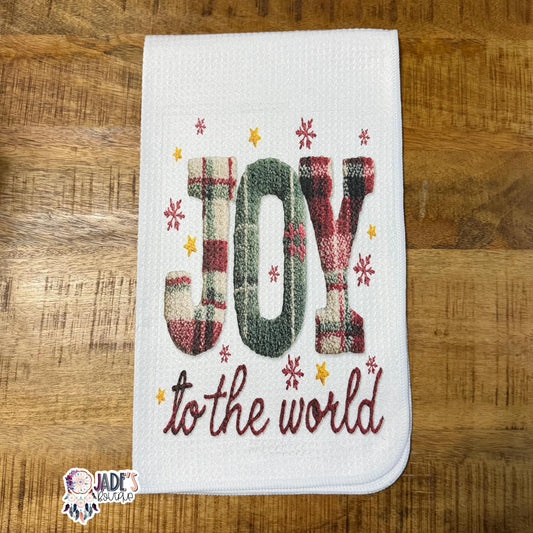 Joy to the World Tea Towel