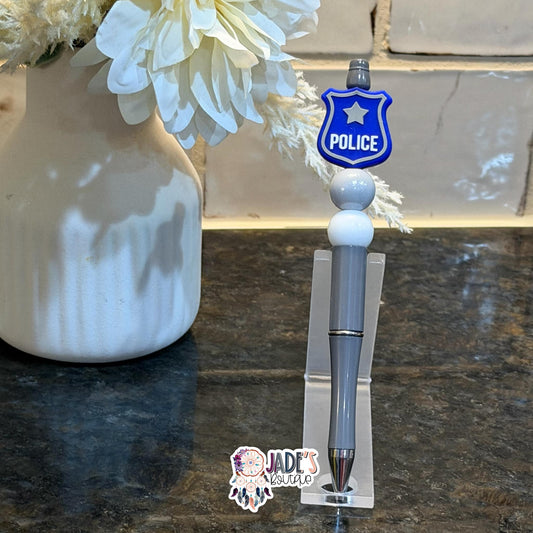 Police Grey Star Pen