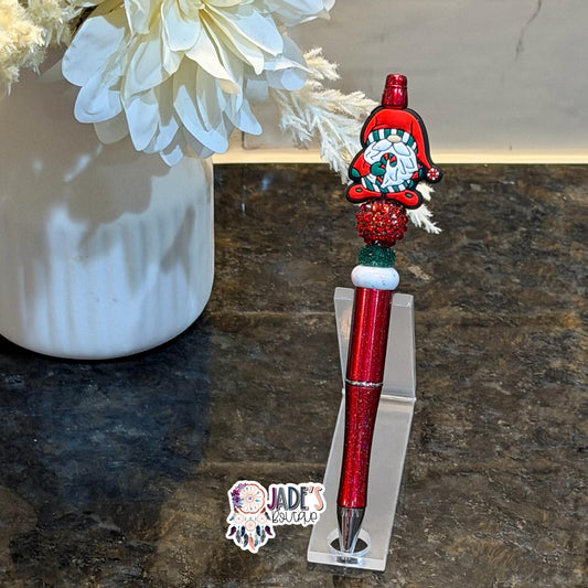 Gnome Candy Cane Pen