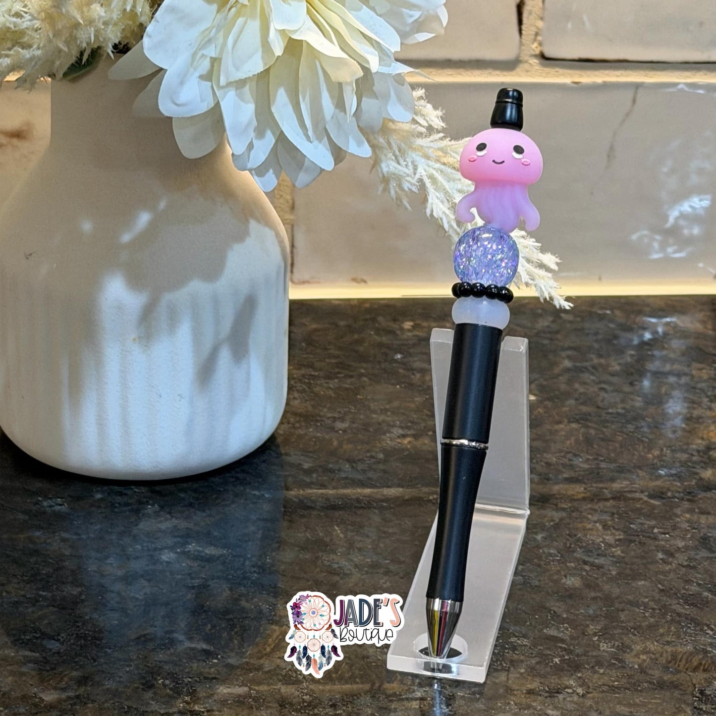 3D Jellyfish Pink Pen