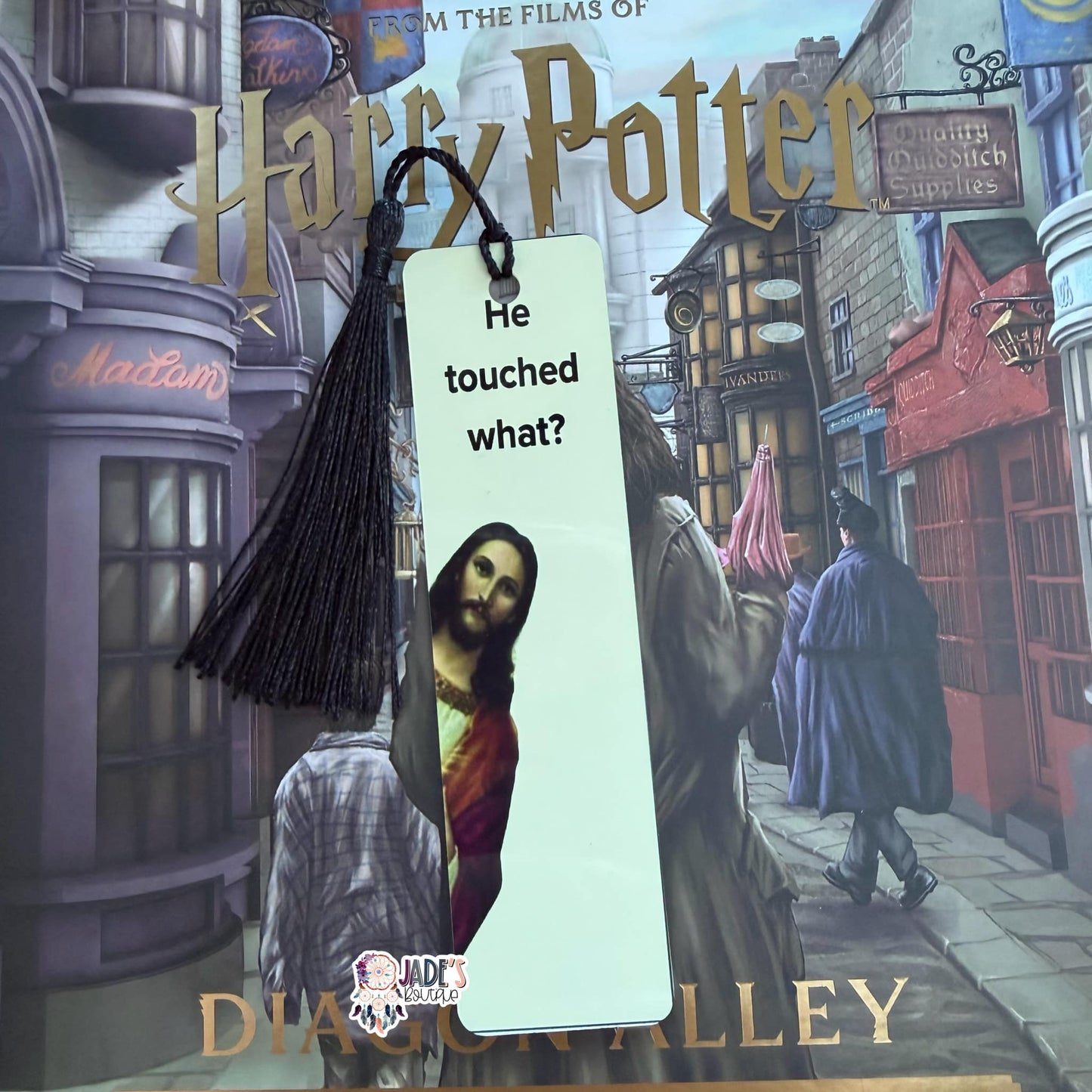 He Touched What? Bookmark