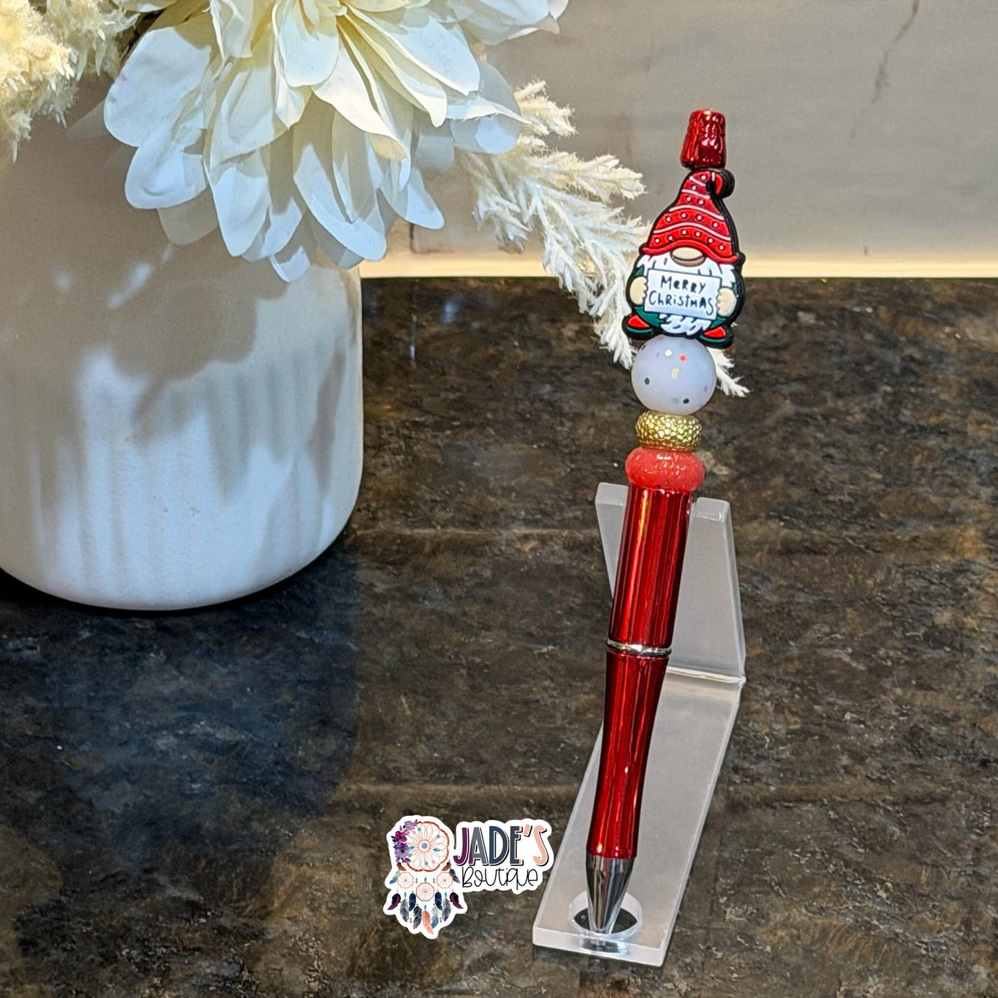 Merry Christmas Gnome Pen