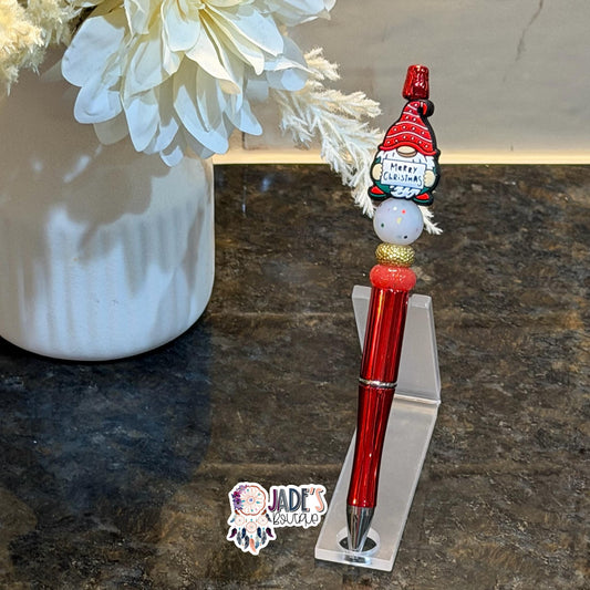 Merry Christmas Gnome Pen