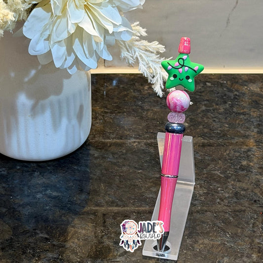 Light Green Lights Star Pen