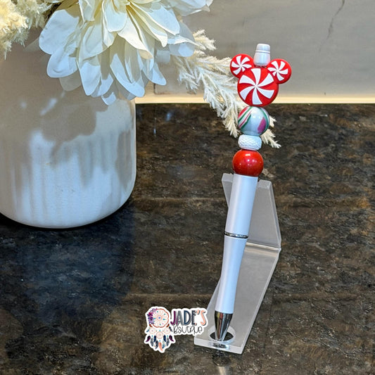 Peppermint Mouse Pen - Red