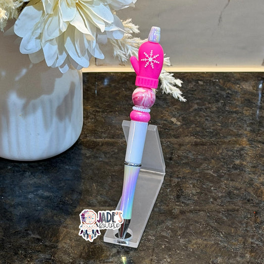 Pink Mitten Pen