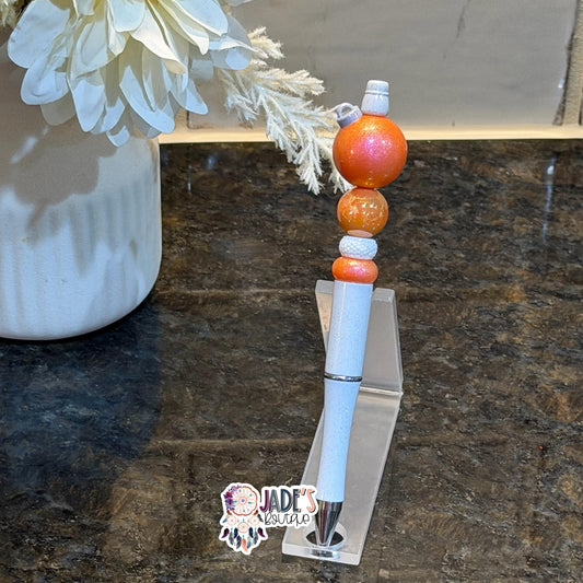Orange Ornament Pen