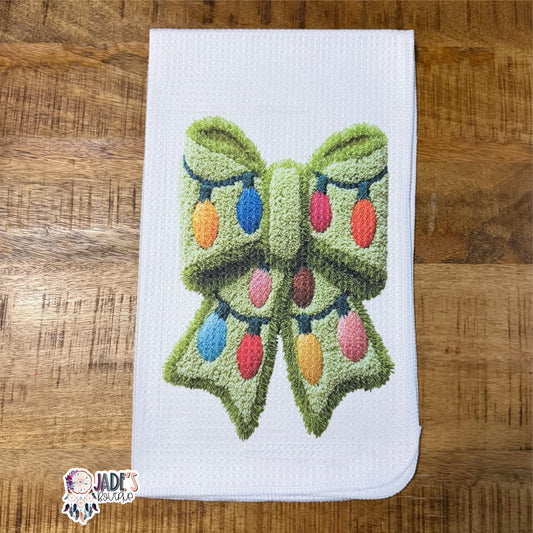Bow Light Tea Towel