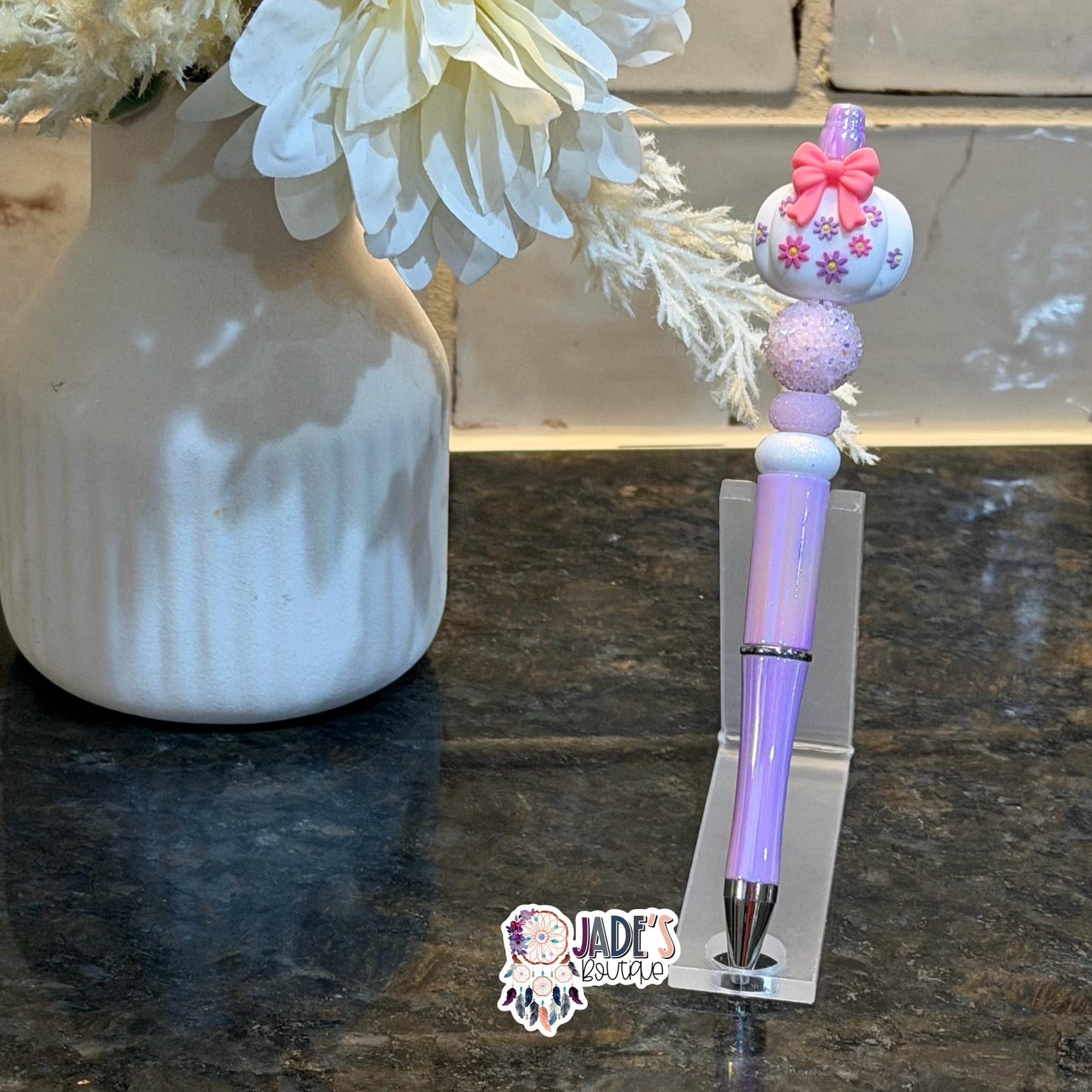 3D Daisy Pumpkin Pen
