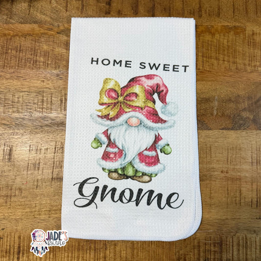 Home Sweet Gnome Tea Towel