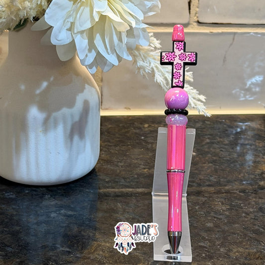 Pink Daisy Cross Pen