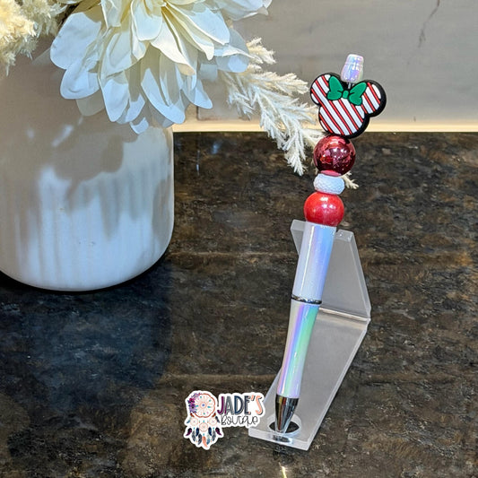 Candy Cane Stripes Mrs Mouse Pen