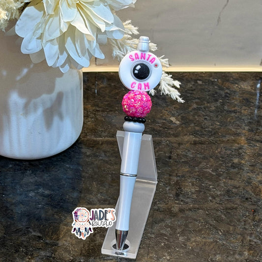 Santa Cam Pen - Pink