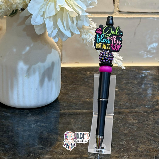 God Bless This Hot Mess Pen