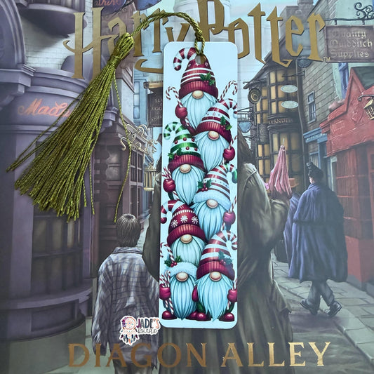 Candy Cane Gnome Bookmark