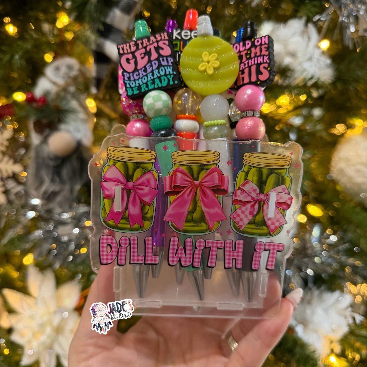 Dill With It Acrylic Pen Box