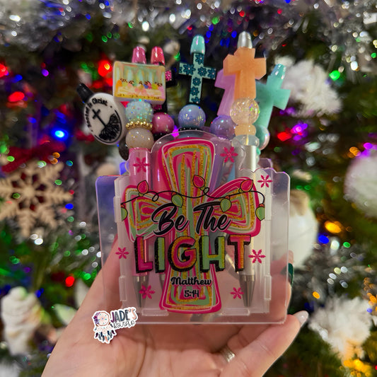 Be The Light Acrylic Pen Box