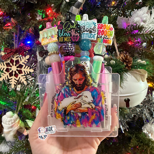 He is Risen Acrylic Pen Box