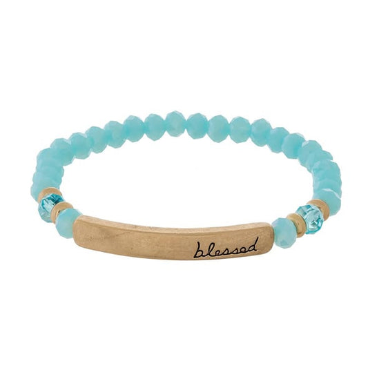 Blessed Bracelet - Blue
