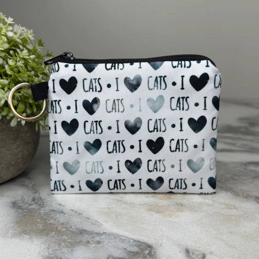 I Love Cats Pouch
