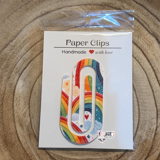 Bold Rainbow Jumbo Paper Clip