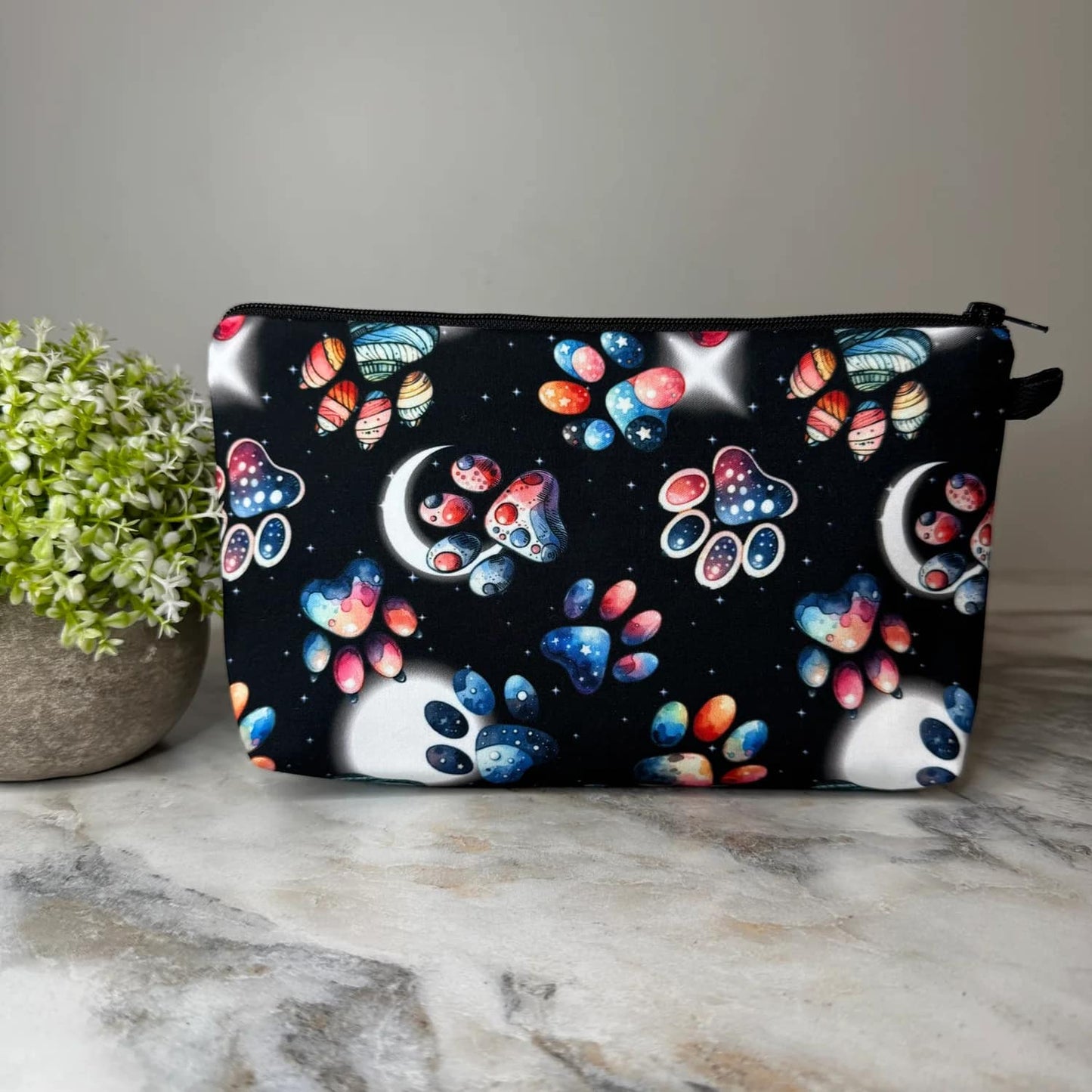 Dog Paw Galaxy Pouch
