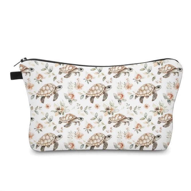 Floral Turtle Pouch