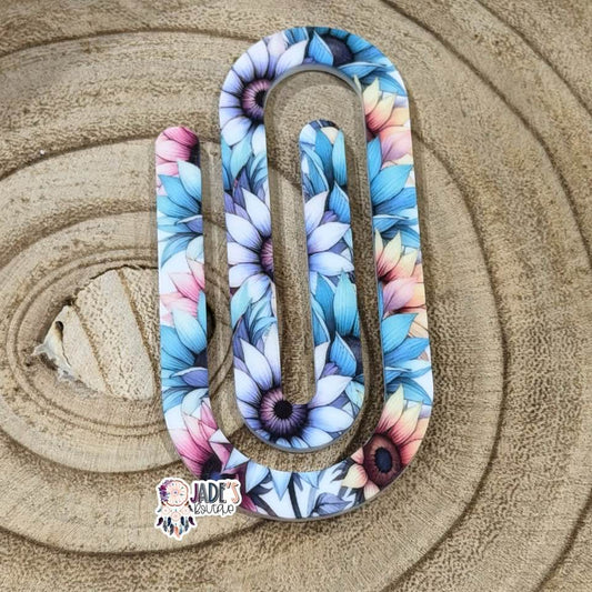 Pastel Sunflower Jumbo Paper Clip
