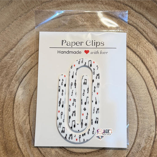 Music Notes Jumbo Paper Clip