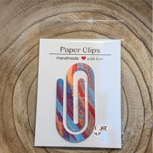 Glitter Galaxy Jumbo Paper Clip