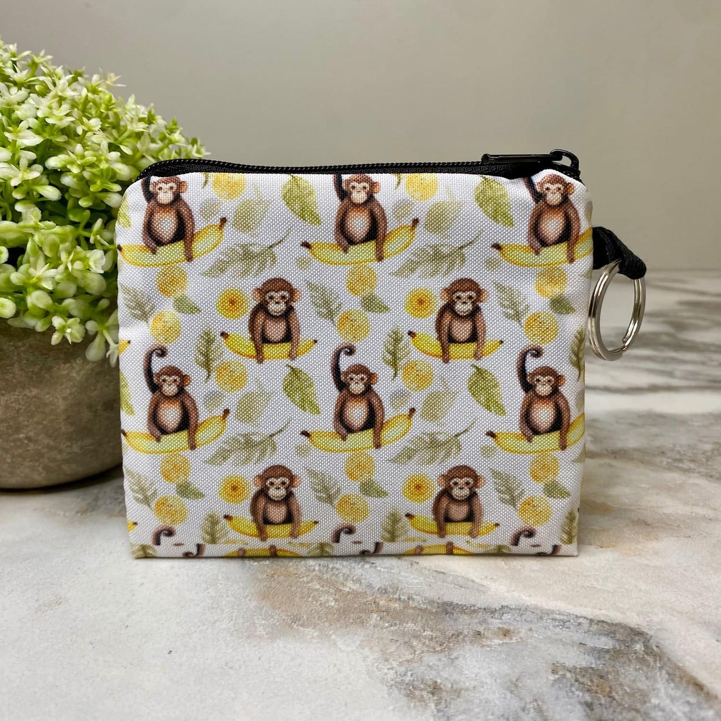Banana Monkey Coin Pouch